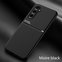 for Samsung Galaxy A17 5G Case, Luxury Ultra Slim with Magnetic Matte Dual Layer Shockproof Bumper Frame Drop Protection Hybrid Phone Case Cover for Samsung Galaxy A17 5G, Black