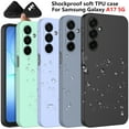 thumbnail image 1 of For Samsung Galaxy A17 5G Case Silicone Cover, Shockproof Rugged Phone Case for Galaxy A17 5G Tekcoo Soft Gel Rubber Slim Protective Cute Cover with Anti-Scratch Microfiber Lining - Gray, 1 of 9