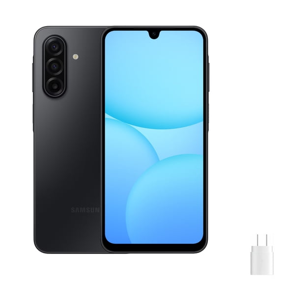 Samsung Galaxy A17 5G Unlocked | 8GB RAM + 256GB Storage | 6.7" AMOLED 90Hz | 50MP Triple Camera | International Version | Works with Most US Networks | 5000mAh Battery – Black with 25W Fast Charger