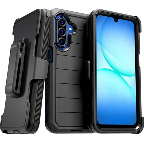 Samsung Galaxy A17 Defender Case, Black