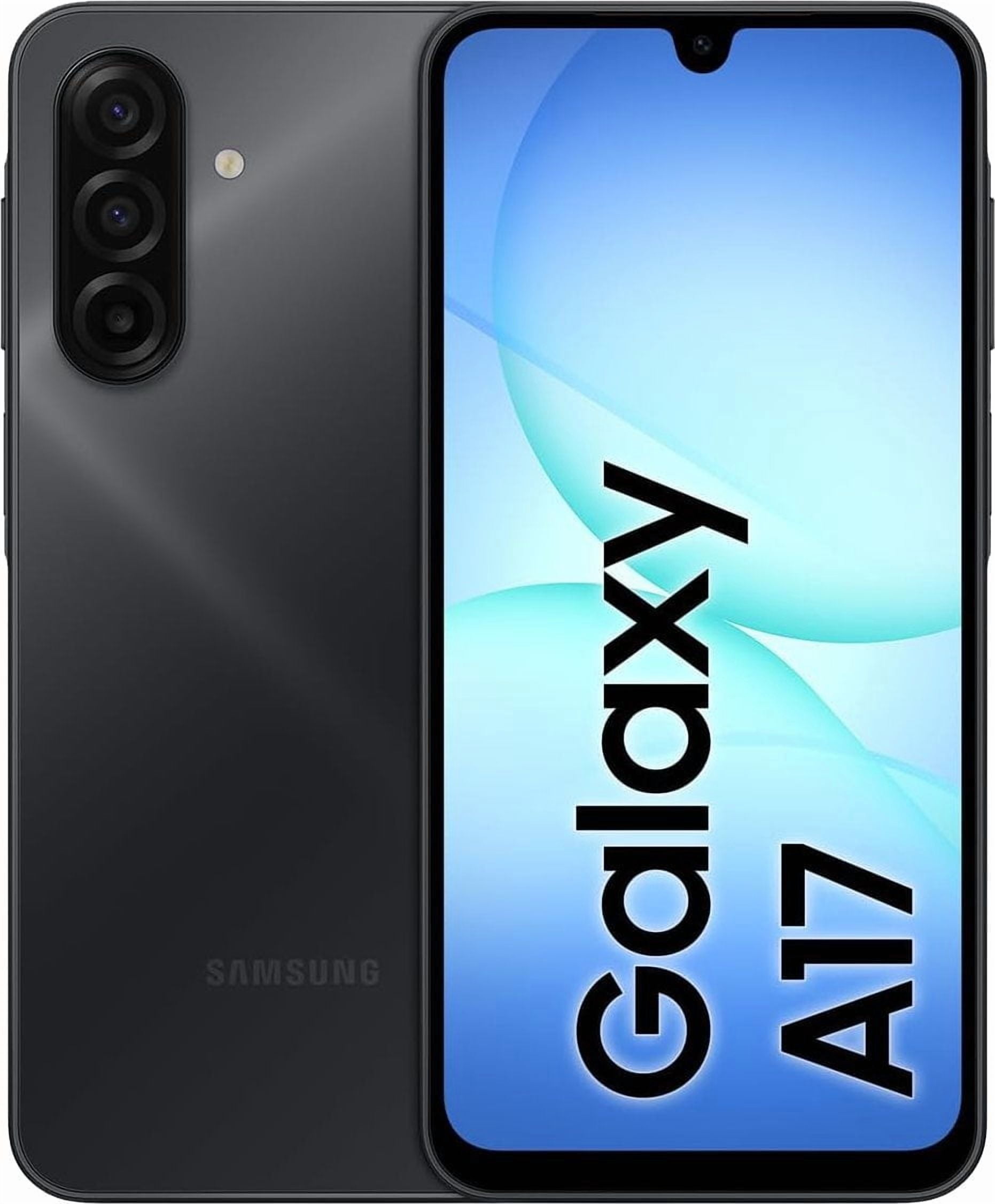 Samsung Galaxy A17 A176F 128GB Dual-SIM GSM Unlocked Android Smartphone (International Model) - Black