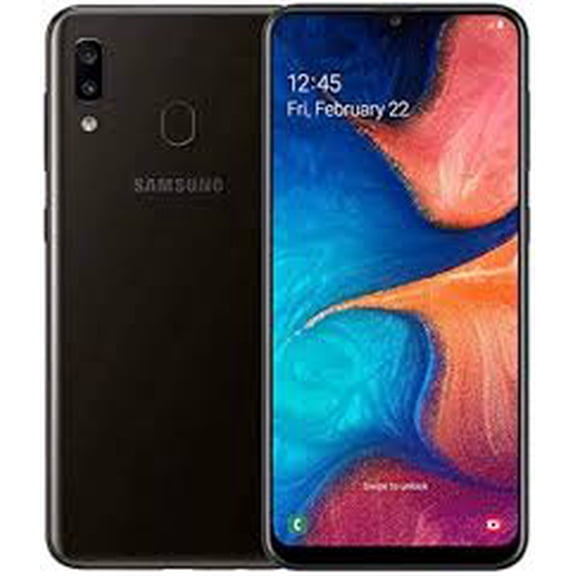 Pre-Owned Samsung Galaxy A20 A205U 32GB Black (Verizon Only) Smartphone