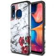 thumbnail image 1 of Samsung Galaxy A20 Case, Galaxy A50 Case, Galaxy A30 Case, Rosebono Hybrid Shockproof Graphic Fashion Colorful Cover Armor Case For Samsung Galaxy A20/A30/A50 (Rose Marble), 1 of 5