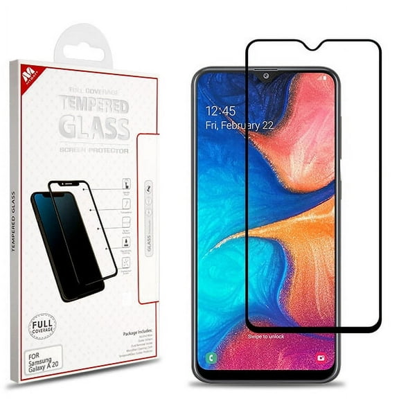 Samsung Galaxy A20 Glass Screen Protector [Edge to Edge Coverage] FULL Protection Durable Tempered Glass [Full Coverage] Clear Screen Protector 9H Hardness fit Most Cases for Samsung Galaxy A20