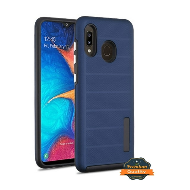 Samsung Galaxy A20 Phone Case [shockproof] Drop Protection Hard Pc Soft Hybrid Impact Heavy Duty