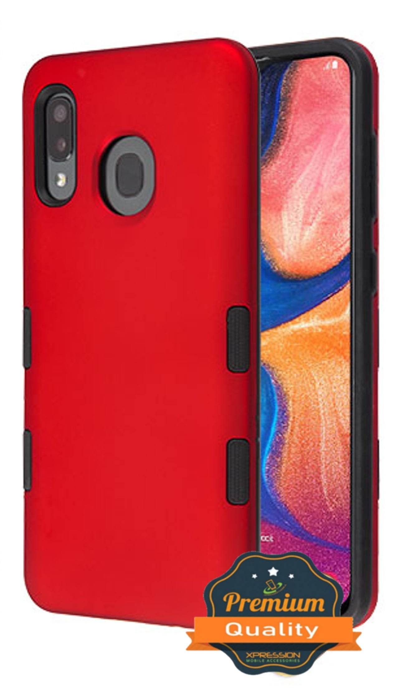 Galaxy - GALAXY A20 RED ③ SAMSUNG Galaxy A20 A205G, 32GB, GSM Unlocked Dual SIM – Red