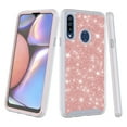 thumbnail image 1 of for Samsung Galaxy A20S Glitter Phone Case Dual Layer Full-Body Rugged Clear Back Case Drop Resistant Shockproof Case with Built In Screen Protector (Rose Gold), 1 of 4