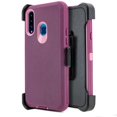 thumbnail image 1 of for Samsung Galaxy A20S Heavy Duty Case Phone Case Dual Layer Full-Body Rugged Clear Back Case Drop Resistant Shockproof Case with Built In Screen Protector (Purple Rose), 1 of 4