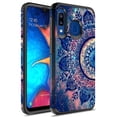 thumbnail image 1 of Samsung Galaxy A21 Case, KAESAR Slim Hybrid Dual Layer Shockproof Hard Cover Graphic Fashion Cute Colorful Silicone Skin Cover Armor Case for Samsung Galaxy A21 (Mandala), 1 of 5