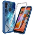 thumbnail image 1 of Samsung Galaxy A21 Case, Rosebono Hybrid IMD Design Graphic Anti-Scratch Fashion Cute Colorful Silicone Skin Cover Armor Case for Samsung Galaxy A21 (Galaxy Stardust), 1 of 5