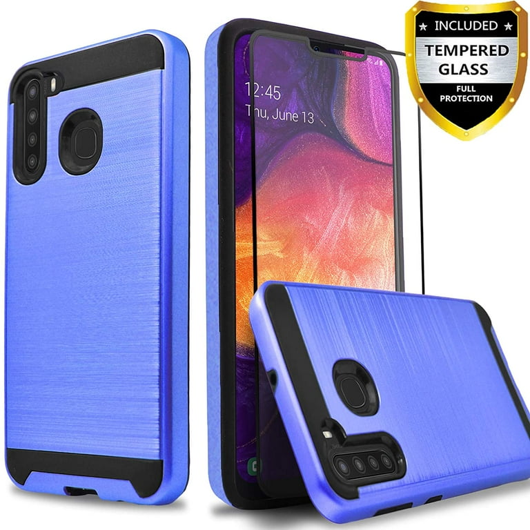 Samsung Galaxy A21 Phone Case, 2-Piece Style Hybrid Shockproof