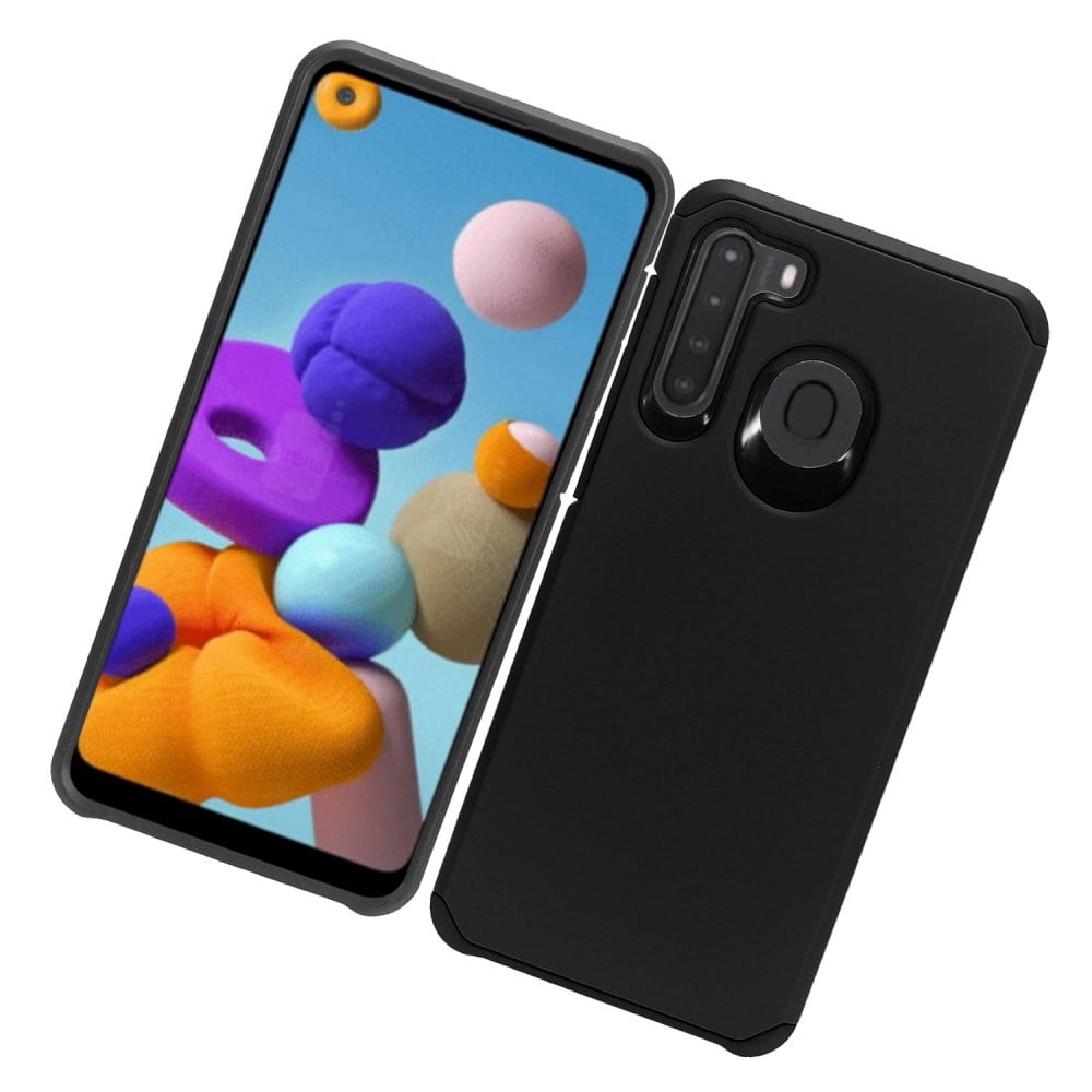 Samsung Galaxy A21 Phone Case Protective Tuff Hybrid Anti-Drop