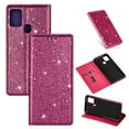 thumbnail image 1 of Samsung Galaxy A21s Wallet Case, Dteck Bling Slim PU Leather Magnetic Flip Folio Stand Case Cover Built-in One Card Holder For Samsung Galaxy A21S SM-217,Rose, 1 of 6