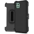 thumbnail image 1 of for Samsung Galaxy A22 5G (NOT FIT Samsung A22 4G) Phone Case Dual Layer Full-Body Rugged Clear Back Case Drop Resistant Shockproof Case with Built In Screen Protector, 1 of 4
