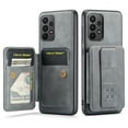 thumbnail image 1 of for Samsung Galaxy A22 5G Wallet Case with RFID Blocking Credit Card Holder, PU Leather Folio Flip Kickstand Handle Wrist Strap Shockproof Cover Women Men for Samsung A22 5G Phone Case,Gray, 1 of 9