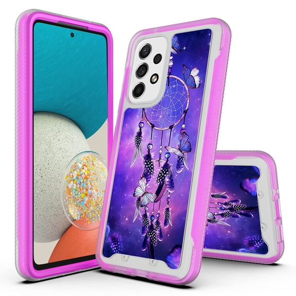 Rosebono Samsung Galaxy A23 4G/5G Graphic Design Hard Back Panel Hybrid Cover Case