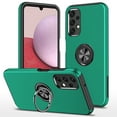 thumbnail image 1 of for Samsung Galaxy A23 4G Case, 360° Rotatable Ring Holder Kickstand Dual Layer Military-Grade Drop Tested Protection Support Car Holder Mount Magnetic Absorbing Bumper Phone Case, Darkgreen, 1 of 7
