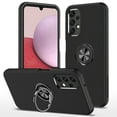 thumbnail image 1 of for Samsung Galaxy A23 4G Case, 360° Rotatable Ring Holder Kickstand Dual Layer Military-Grade Drop Tested Protection Support Car Holder Mount Magnetic Absorbing Bumper Phone Case, Black, 1 of 7