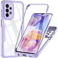 thumbnail image 1 of for Samsung Galaxy A23 5G Case,Galaxy A23 5G Phone Case with Screen Protector, Rugged Protective 360° Full-Body Shockproof Heavy Duty Soft Front & Hard Back Phone Cover for Samsung A23 5G Violet, 1 of 14