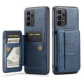 thumbnail image 1 of for Samsung Galaxy A23 5G Wallet Case with RFID Blocking Credit Card Holder, PU Leather Folio Flip Kickstand Handle Wrist Strap Shockproof Cover Women Men for Samsung A23 5G Phone Case,Blue, 1 of 9