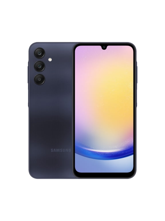 Galaxy A25 5G A Series 128GB Unlocked Android Cell Phone with 50MP Camera, US Version, Blue Black