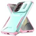 thumbnail image 1 of for Samsung Galaxy A25 5G Case, Heavy Duty Case with Camera Lens Sliding Cover, Shockproof Dropproof Non-Slip Military Grade Drop Protection Rugged Cover Case for Galaxy A25 5G, Green, 1 of 6