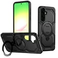 thumbnail image 1 of for Samsung Galaxy A25 5G Case with Ring Kickstand, 360°+120° Rotation, Compatible with MagSafe, Magnetic Car Mount Support, Shockproof Dual Layer Soft TPU + Hard PC Protective Cover, Black, 1 of 7