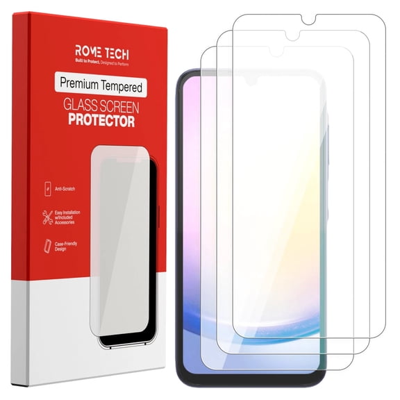 Samsung Galaxy A25 5G Tempered Glass Screen Protector 3 per Pack