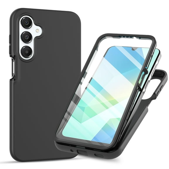 for Samsung Galaxy A26 5G Back Case, Luxury PC+TPU Shockproof Drop Protective Hybrid Anti-Scratch Lightweight Non-Slip 2 In 1 Phone Case Cover for Samsung Galaxy A26 5G, No Screen Protector, Black