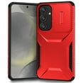 thumbnail image 1 of for Samsung Galaxy A26 5G Case with Camera Lens Protector, Heavy Duty Shockproof Anti-Scratch Rugged Hybrid TPU PC Back Cover Phone Case for Samsung Galaxy A26 5G, Red, 1 of 6