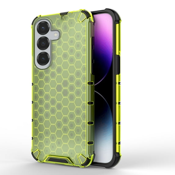for Samsung Galaxy A26 5G Case Heavy Duty Shockproof Rugged Honeycomb Patterned Design Phone Cases, Anti-Drop, Dual Layer Translucent Protective Cover Women Men For Samsung Galaxy A26 5G,Green