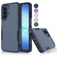 thumbnail image 1 of For Samsung Galaxy A26 5G Case, Shockproof Heavy Duty Rugged Cell Phone Case for Samsung Galaxy A26 5G, Tekcoo Military Grade Protection Dual Layer Sturdy Cover Slim Bumper - Navy Blue, 1 of 8