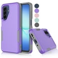 thumbnail image 1 of For Samsung Galaxy A26 5G Case, Shockproof Heavy Duty Rugged Cell Phone Case for Samsung Galaxy A26 5G, Tekcoo Military Grade Protection Dual Layer Sturdy Cover Slim Bumper - Purple, 1 of 8