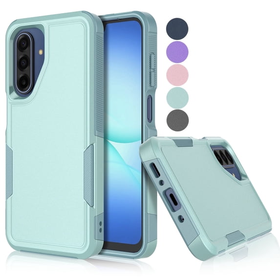 For Samsung Galaxy A26 5G Case, Shockproof Heavy Duty Rugged Cell Phone Case for Samsung Galaxy A26 5G, Tekcoo Military Grade Protection Dual Layer Sturdy Cover Slim Bumper - Mint