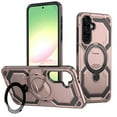 thumbnail image 1 of for Samsung Galaxy A26 5G Case, Ultra Slim Hybrid TPU+PC Protective Cover with 360° Rotating Magnetic Ring Kickstand, Wireless Charging Compatible, Shockproof Lightweight Phone Case Cover, Rosegold, 1 of 7