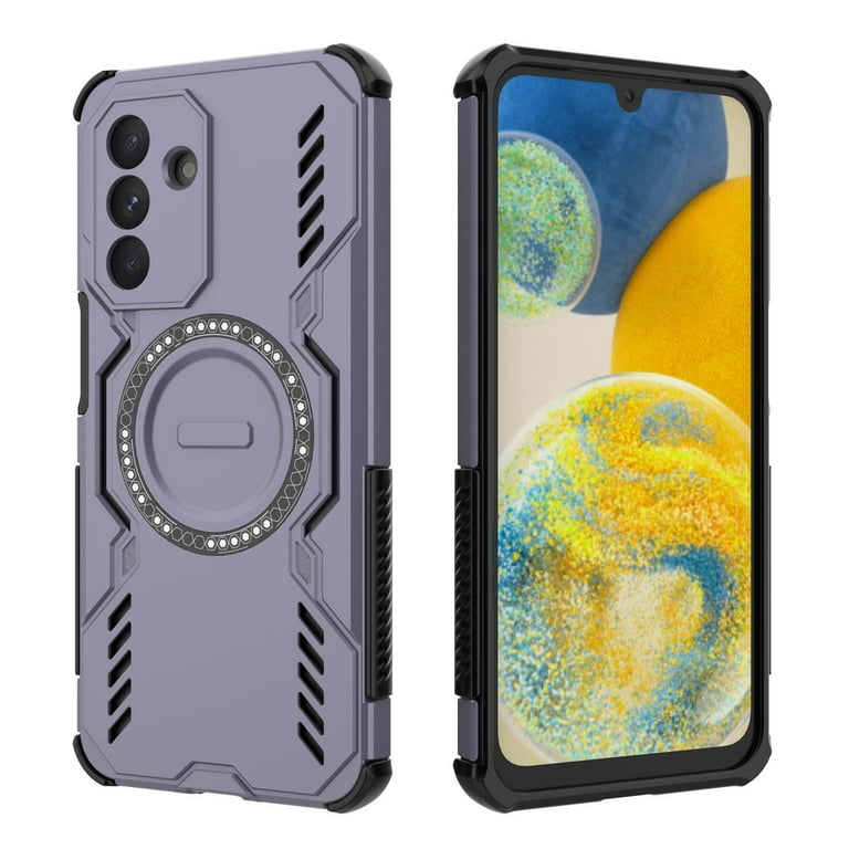 For Samsung Galaxy A26 5G Magnetic Phone Case,Military-Grade Drop Protection,Compatible with Mag-Safe,Heavy Duty Tough Rugged Shockproof Dropproof Grip Armored Slim Phone Case Cover,Purple - Walmart.com For Samsung Galaxy A26 5G Magnetic Phone Case,Military-Grade Drop Protection,Compatible with Mag-Safe,Heavy Duty Tough Rugged Shockproof Dropproof Grip Armored Slim Phone Case Cover,Purple - Walmart.com