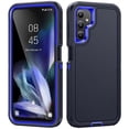 thumbnail image 1 of for Samsung Galaxy A26 5G Rugged Case, Triple-Layers [Military Grade Protection] Anti-Scratch Phone Cover Shockproof Heavy Duty Durable Case for Samsung Galaxy A26 5G, Darkblue, 1 of 10