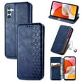 thumbnail image 1 of for Samsung Galaxy A26 5G Wallet Case, Men's Retro Premium Business PU Leather Classic Magnetic Closure Flip Case with Card Holder [RFID Blocking] Folio Kickstand Shockproof Phone Cover,Blue, 1 of 7