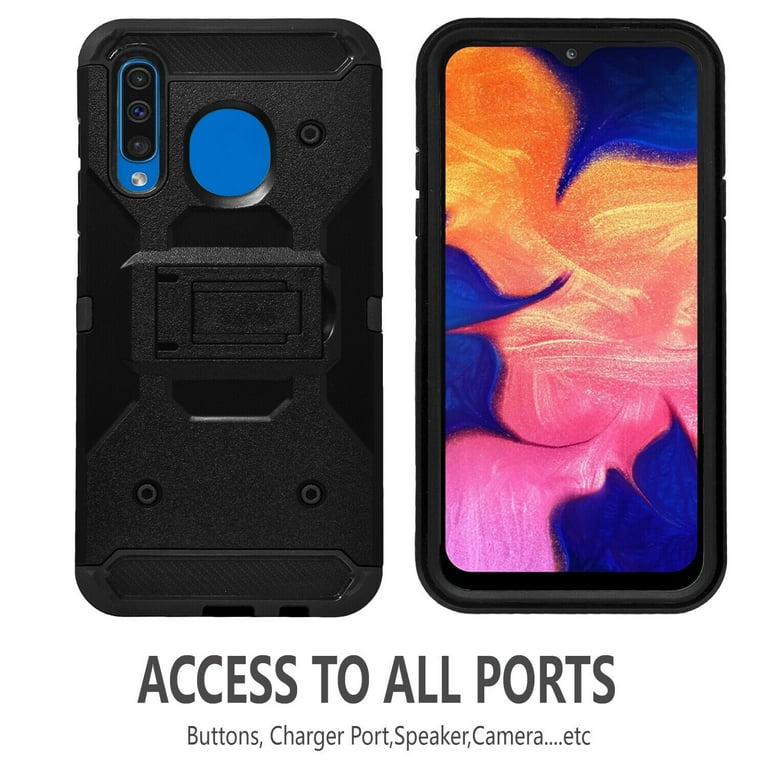 Samsung Galaxy A30 Case, STARSHOP Full Cover Heavy Duty Dual