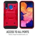 thumbnail image 1 of Samsung Galaxy A30 Case, STARSHOP Full Cover Heavy Duty Dual Layers Phone Cover with Kickstand and Locking Belt Clip-Red, 1 of 5
