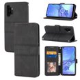 thumbnail image 1 of for Samsung Galaxy A32 4G Flip Case, Premium PU Leather Folio Flip with Design Card Slots Wrist Strap Shockproof Kickstand Magnetic Protective Girls Cover for Samsung A32 4G, Black, 1 of 6