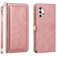 thumbnail image 1 of Samsung Galaxy A32 4G (Not Fit A32 5G) Phone Case, Full Protection Kickstand Wallet Compartments Multi-Function for Samsung Galaxy A32 4G (Not Fit A32 5G) Phone Case Rose Gold, 1 of 6