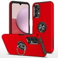 thumbnail image 1 of for Samsung Galaxy A32 5G Case, 360° Rotatable Ring Holder Kickstand Dual Layer Military-Grade Drop Tested Protection Support Car Holder Mount Magnetic Absorbing Bumper Phone Case, Red, 1 of 7