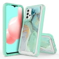 thumbnail image 1 of Samsung Galaxy A32 5G Case, Rosebono Hybrid Graphic Design Pattern Hard Back Pannel Cover Case For Samsung Galaxy A32 5G (Green Marble), 1 of 4