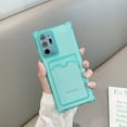 thumbnail image 1 of For Samsung Galaxy A32 5G Case,Wallet Phone Case Upgrade Slim Fit Card Slot Transparent Crystal Case Protective Soft TPU Shockproof Case with Card Holder for Samsung Galaxy A32 5G,Green, 1 of 6