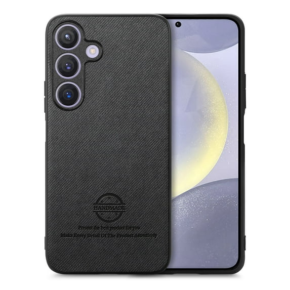 For Samsung Galaxy A32 5G Case Wireless Charging, Slim PU Leather Vintage Shockproof Phone Case Cover Lightweight Soft TPU Bumper Hybrid Protective Case For Samsung Galaxy A32 5G,Black