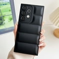 thumbnail image 1 of for Samsung Galaxy A32 5G Down Jacket Case, Fashion Shockproof Liquid Silicone Puffer Cover, Corners Portection Soft Flexible TPU Phone Case for Samsung Galaxy A32 5G, Black, 1 of 10