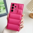 thumbnail image 1 of for Samsung Galaxy A32 5G Down Jacket Case, Fashion Shockproof Liquid Silicone Puffer Cover, Corners Portection Soft Flexible TPU Phone Case for Samsung Galaxy A32 5G, Rose, 1 of 10
