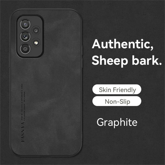 for Samsung Galaxy A33 5G Case, Classic Soft TPU and PU Leather Slim Cover Case, Anti-Vibration Anti-Slip Ultralight Luxury Phone Case Cover for Galaxy A33 5G for Men & Women, Black