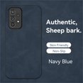 thumbnail image 1 of for Samsung Galaxy A33 5G Case, Classic Soft TPU and PU Leather Slim Cover Case, Anti-Vibration Anti-Slip Ultralight Luxury Phone Case Cover for Galaxy A33 5G for Men & Women, Navyblue, 1 of 6